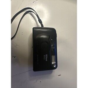 Nikon AF210 Point Shoot 35 mm Film Camera w/Manual & Case -